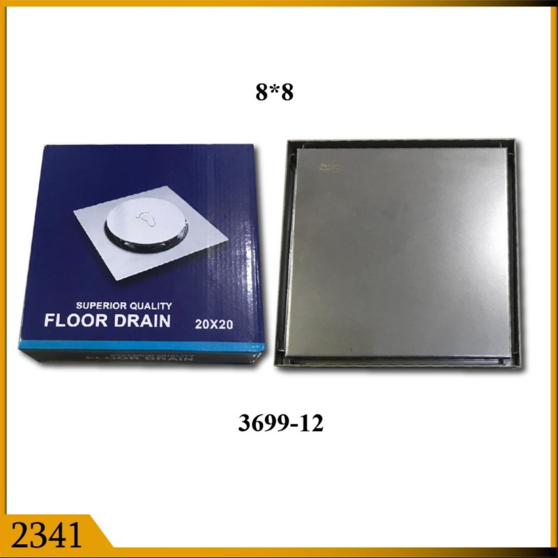 GULLY COVER TILE INSERT TYPE 8*8 SS HEAVY (2341)